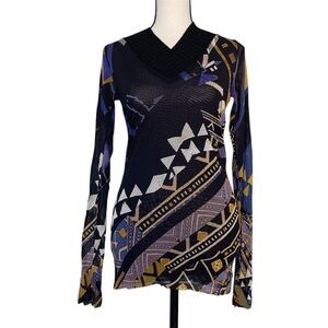 Y2k Fuzzi by Jean Paul Gaultier Micro Mesh Long Sleeve